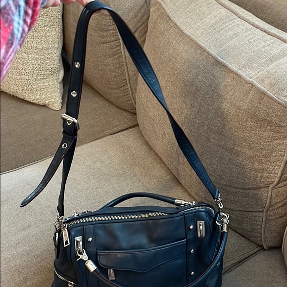 Rebecca Mincoff Cupid Satchel- blue/grey - Picture 4 of 9